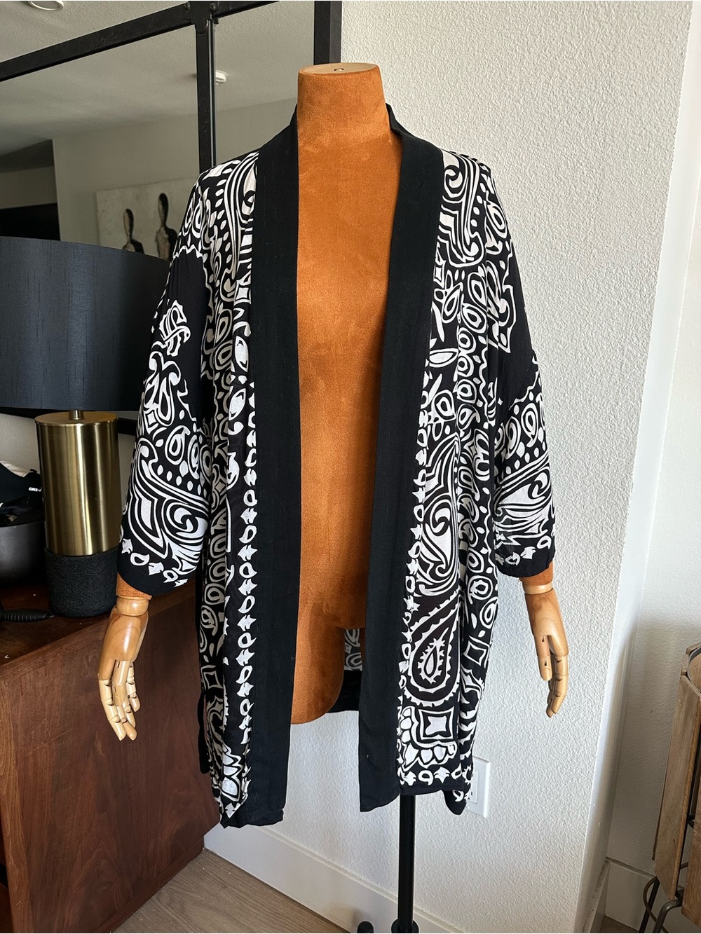 SKINGRAFT Bandana Print Kimono